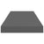 Floating Wall Shelves 2 pcs High Gloss Grey 60x23.5x3.8 cm MDF