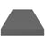 Floating Wall Shelf High Gloss Grey 80x23.5x3.8 cm MDF