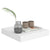 Floating Wall Shelves 4 pcs White 23x23.5x3.8 cm MDF