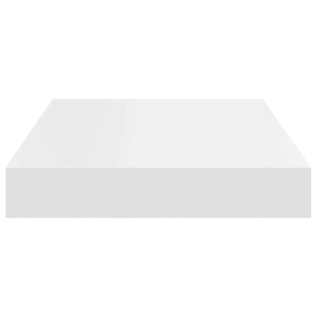 Floating Wall Shelf White 40x23x3.8 cm MDF