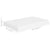 Floating Wall Shelves 2 pcs White 40x23x3.8 cm MDF