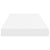 Floating Wall Shelf White 60x23.5x3.8 cm MDF