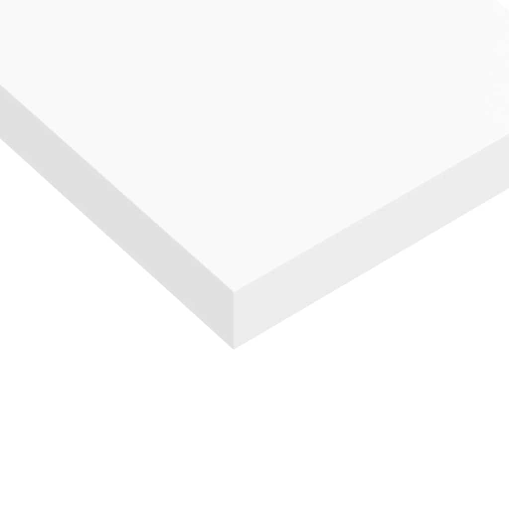 Floating Wall Shelf White 60x23.5x3.8 cm MDF