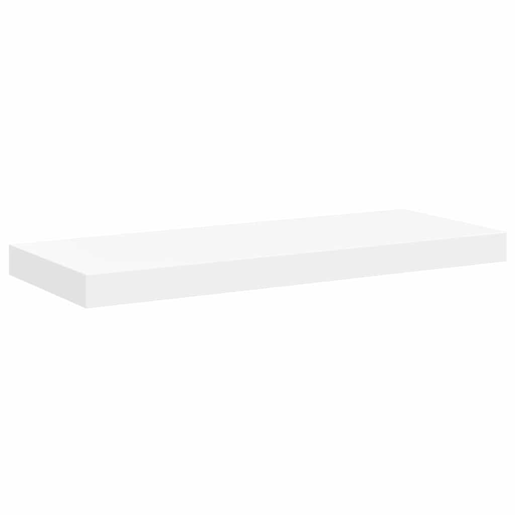 Floating Wall Shelves 4 pcs White 60x23.5x3.8 cm MDF