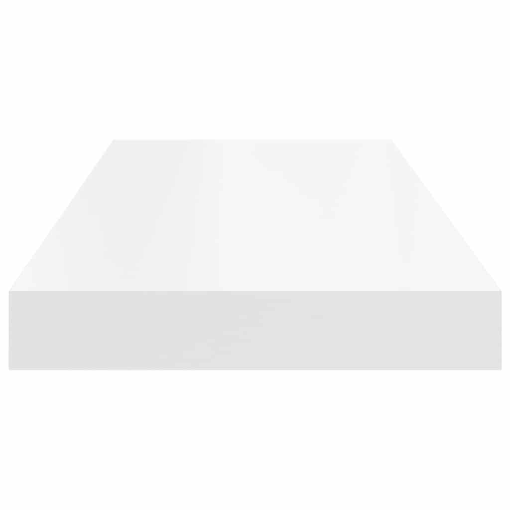Floating Wall Shelves 4 pcs White 60x23.5x3.8 cm MDF