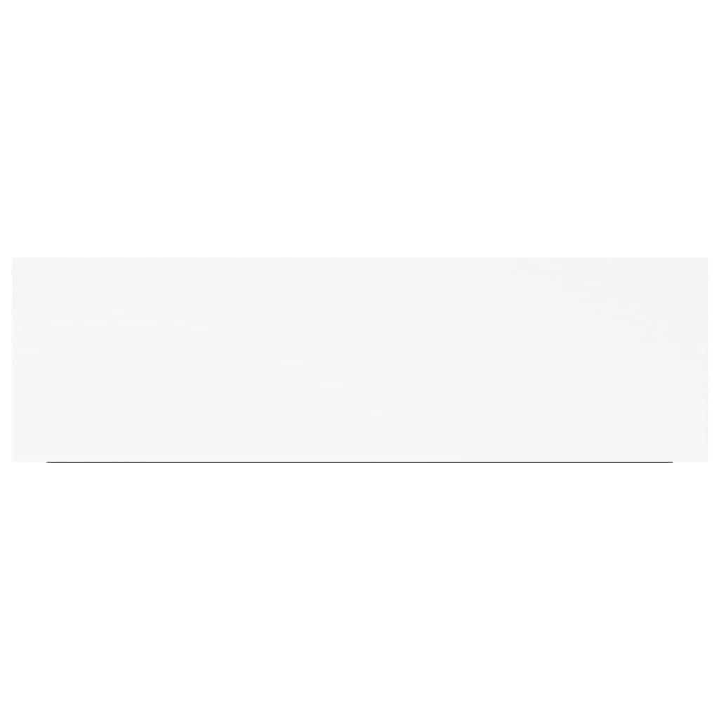 Floating Wall Shelves 2 pcs White 80x23.5x3.8 cm MDF