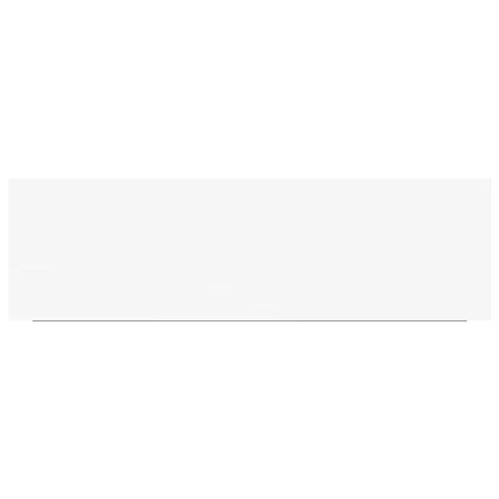 Floating Wall Shelves 4 pcs White 80x23.5x3.8 cm MDF