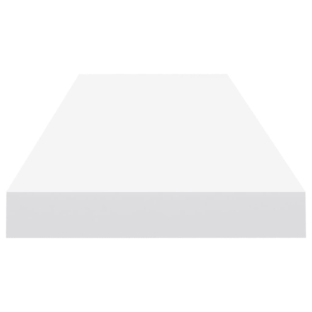 Floating Wall Shelves 4 pcs White 90x23.5x3.8 cm MDF