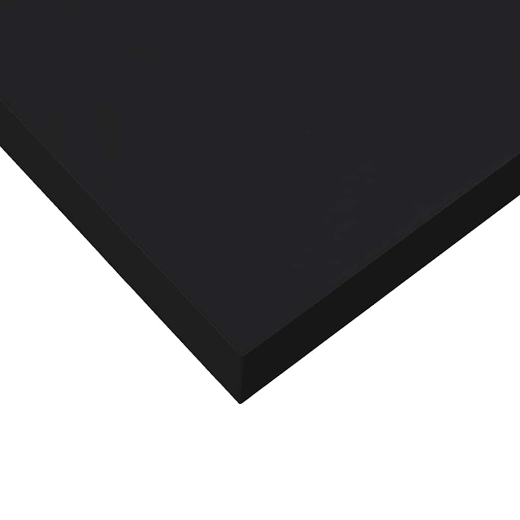 Floating Wall Shelf Black 23x23,5x3,8 cm MDF