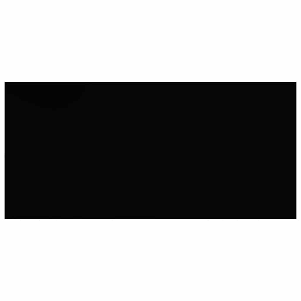 Floating Wall Shelves 2 pcs Black 50x23x3.8 cm MDF