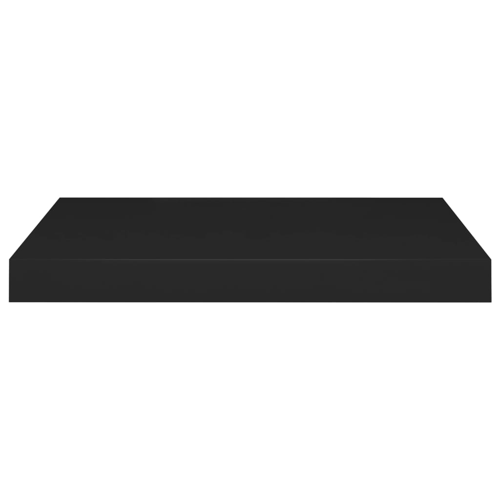 Floating Wall Shelves 4 pcs Black 50x23x3.8 cm MDF