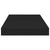 Floating Wall Shelves 4 pcs Black 50x23x3.8 cm MDF