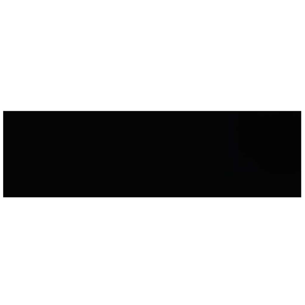 Floating Wall Shelf Black 80x23.5x3.8 cm MDF