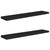 Floating Wall Shelves 2 pcs Black 120x23.5x3.8 cm MDF