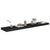 Floating Wall Shelves 2 pcs Black 120x23.5x3.8 cm MDF