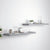 Floating Wall Shelves 2 pcs Grey 90x23.5x3.8 cm MDF