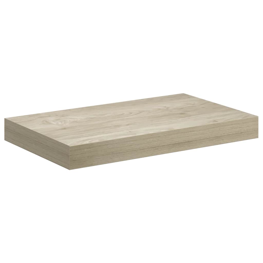 Floating Wall Shelves 4 pcs Oak 40x23x3,8 cm MDF