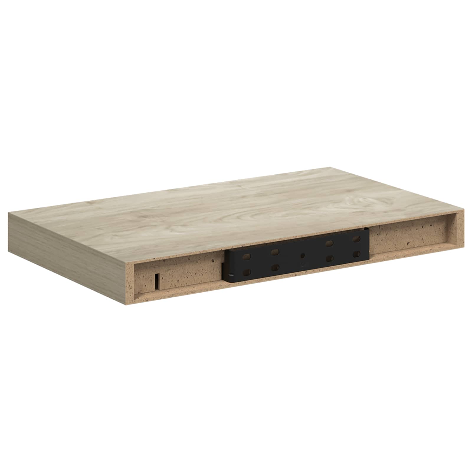 Floating Wall Shelves 4 pcs Oak 40x23x3,8 cm MDF
