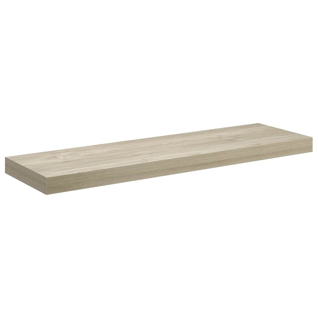 Floating Wall Shelf Oak 80x23.5x3.8 cm MDF