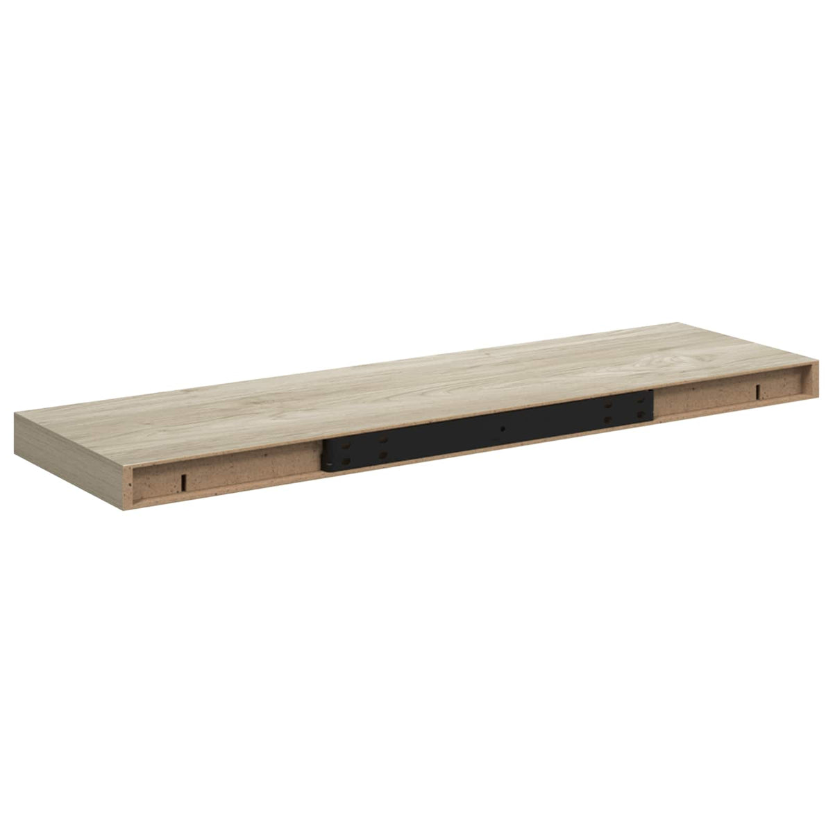 Floating Wall Shelves 4 pcs Oak 80x23.5x3.8 cm MDF