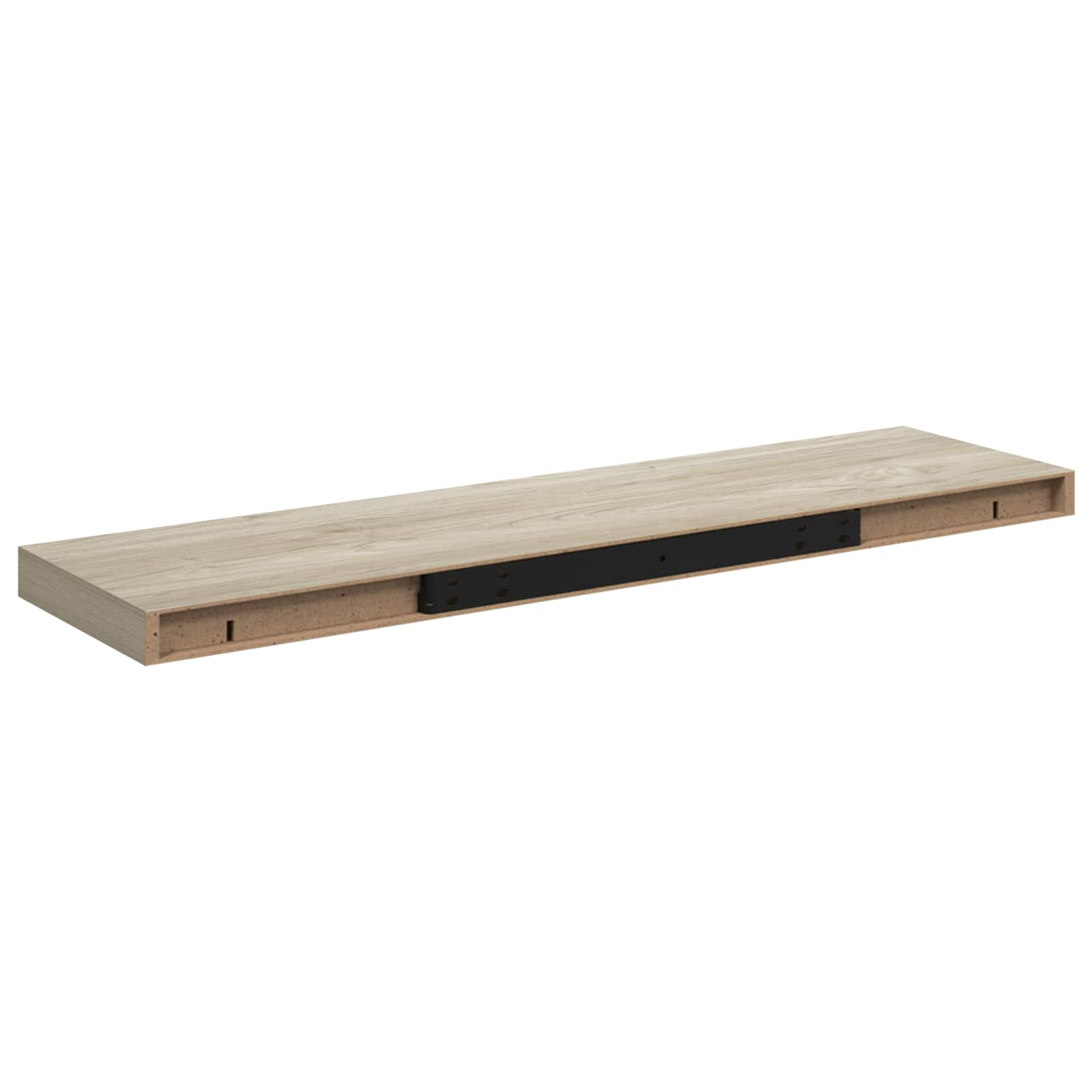 Floating Wall Shelf Oak 90x23,5x3,8 cm MDF