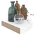 Floating Corner Shelves 2 pcs High Gloss White 25x25x3.8 cm MDF
