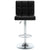 Bar Stools 2 pcs Black Faux Leather