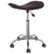 Salon Spa Stool Brown Faux Leather