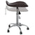 Salon Spa Stool Brown Faux Leather