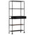 Book Cabinet 80x35x180 cm Rough Mango Wood & Iron