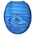 WC Toilet Seats with Lid 2 pcs MDF Blue Water Drop Design