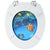 WC Toilet Seats with Lid 2 pcs MDF Deep Sea Design