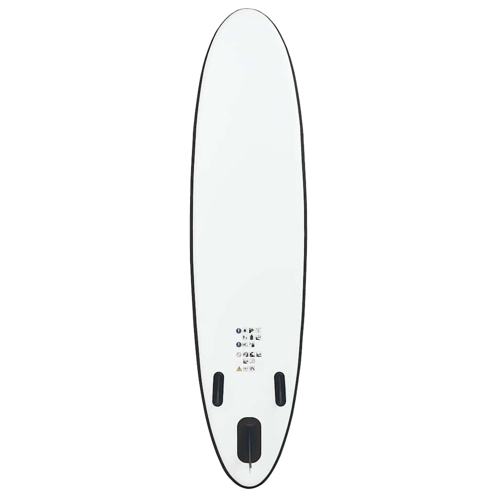 Inflatable Stand Up Paddleboard Set Black and White