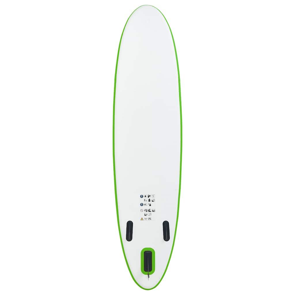 Inflatable Stand Up Paddle Board Set Green and White