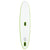 Inflatable Stand Up Paddleboard with Sail Set Green and White