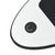 Inflatable Stand Up Paddleboard with Sail Set Black and White