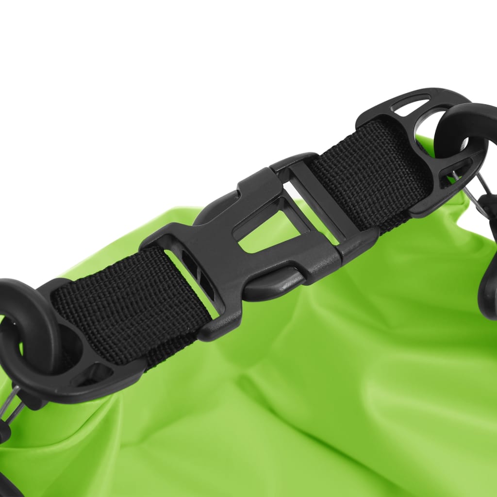 Dry Bag with Zipper Green 30 L PVC