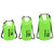 Dry Bag with Zipper Green 30 L PVC