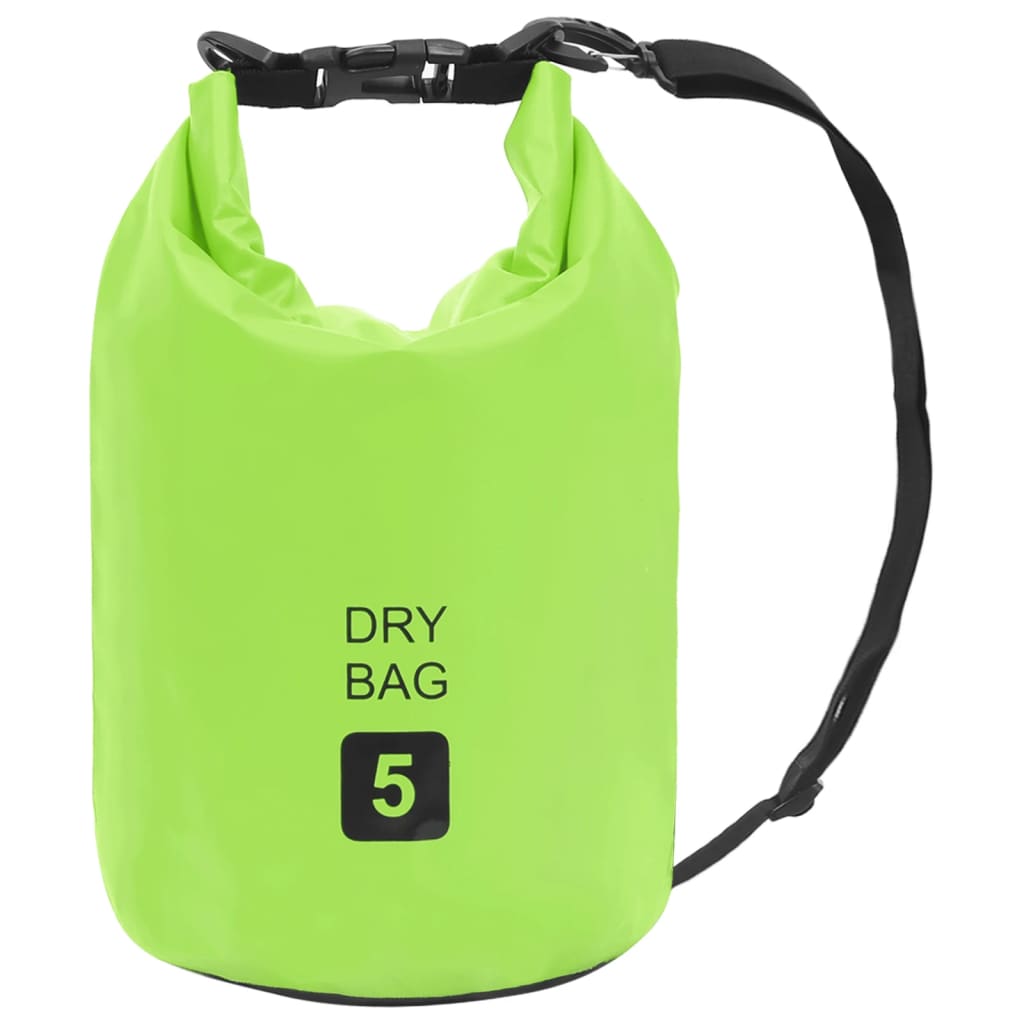 Dry Bag Green 5 L PVC