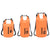 Dry Bag with Zipper Orange 15 L PVC