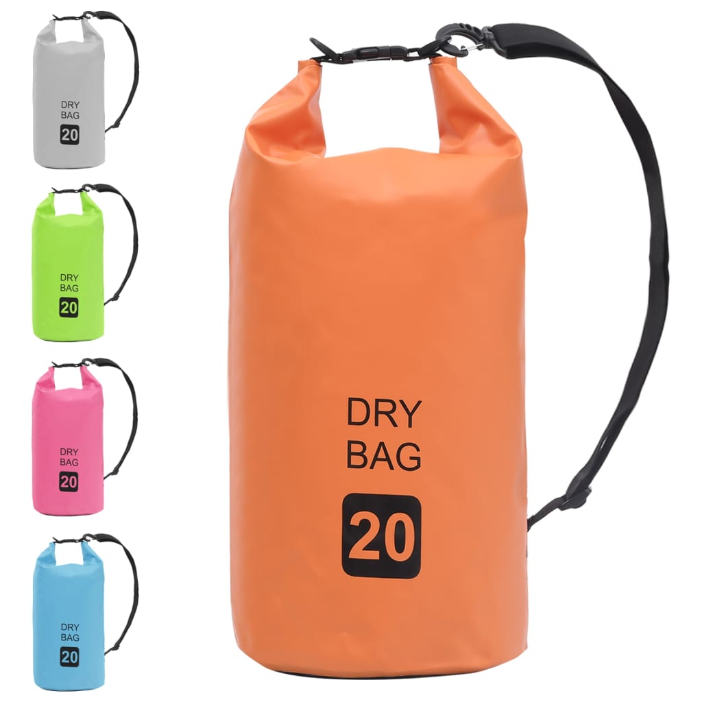 Dry Bag Orange 20 L PVC