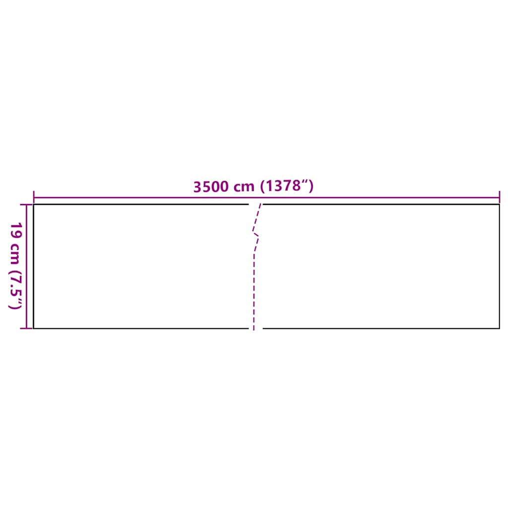 Garden Privacy Screen PVC 35x0.19 m Matte Light Grey