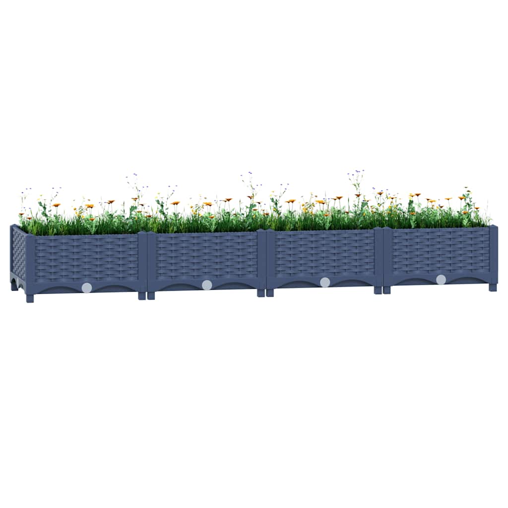 Raised Bed 160x40x23 cm Polypropylene