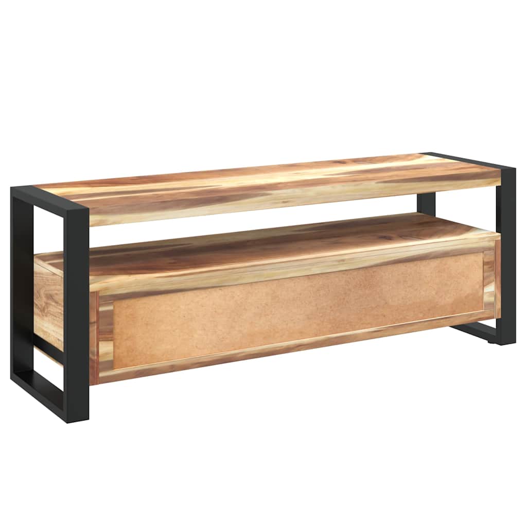 TV Cabinet 120x35x45 cm Solid Wood with Honey Finish