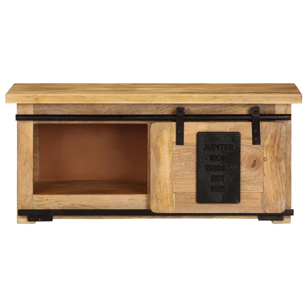 TV Cabinet 90x35x40 cm Solid Wood Mango