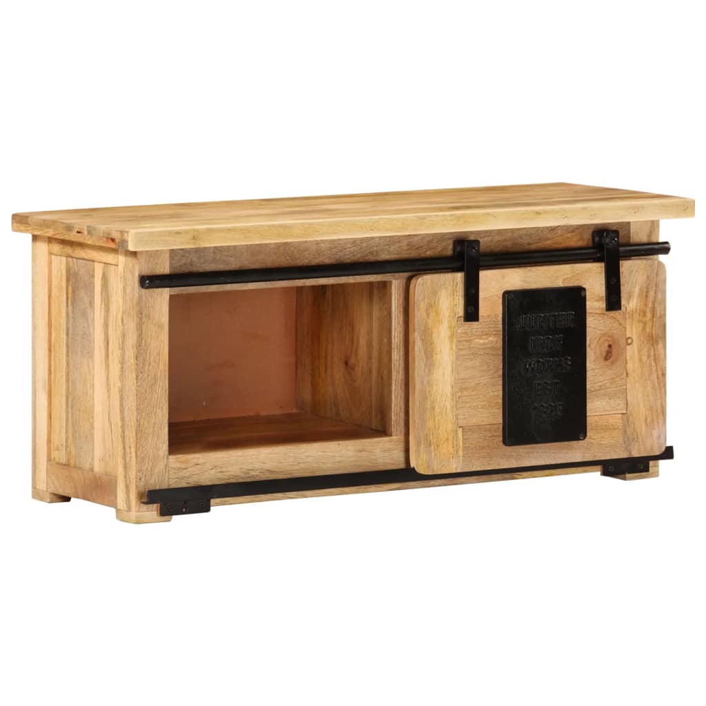 TV Cabinet 90x35x40 cm Solid Wood Mango