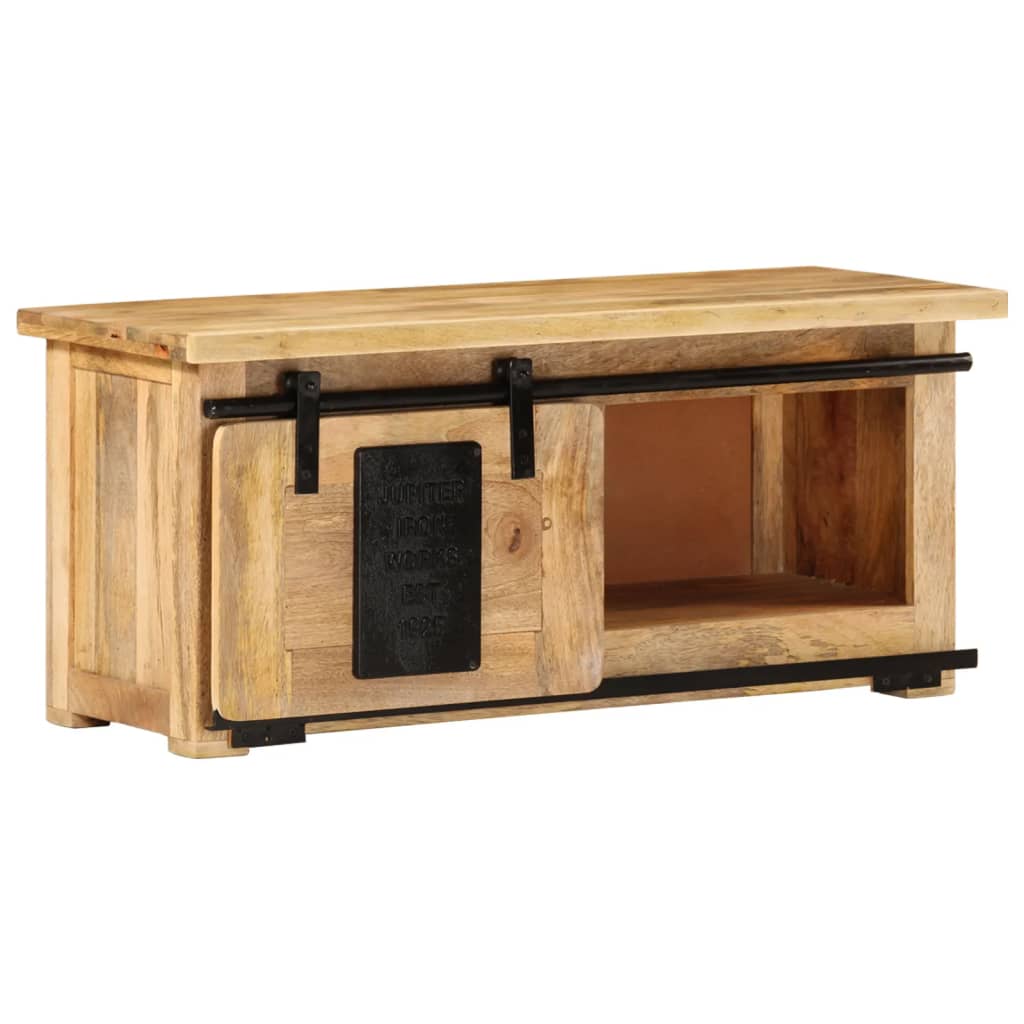 TV Cabinet 90x35x40 cm Solid Wood Mango