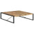 Coffee Table 140x140x40 cm Solid Wood Mango