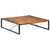 Coffee Table 140x140x40 cm Solid Wood