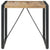 Dining Table 80x80x75 cm Rough Mango Wood